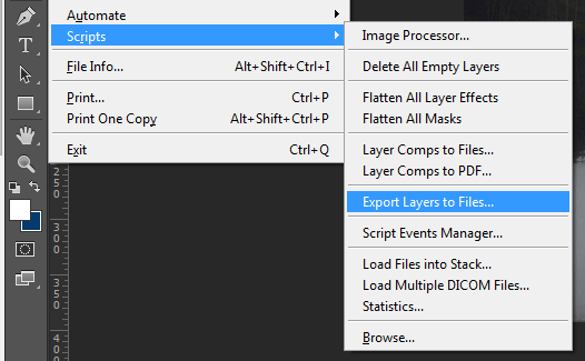 Export Layers to files